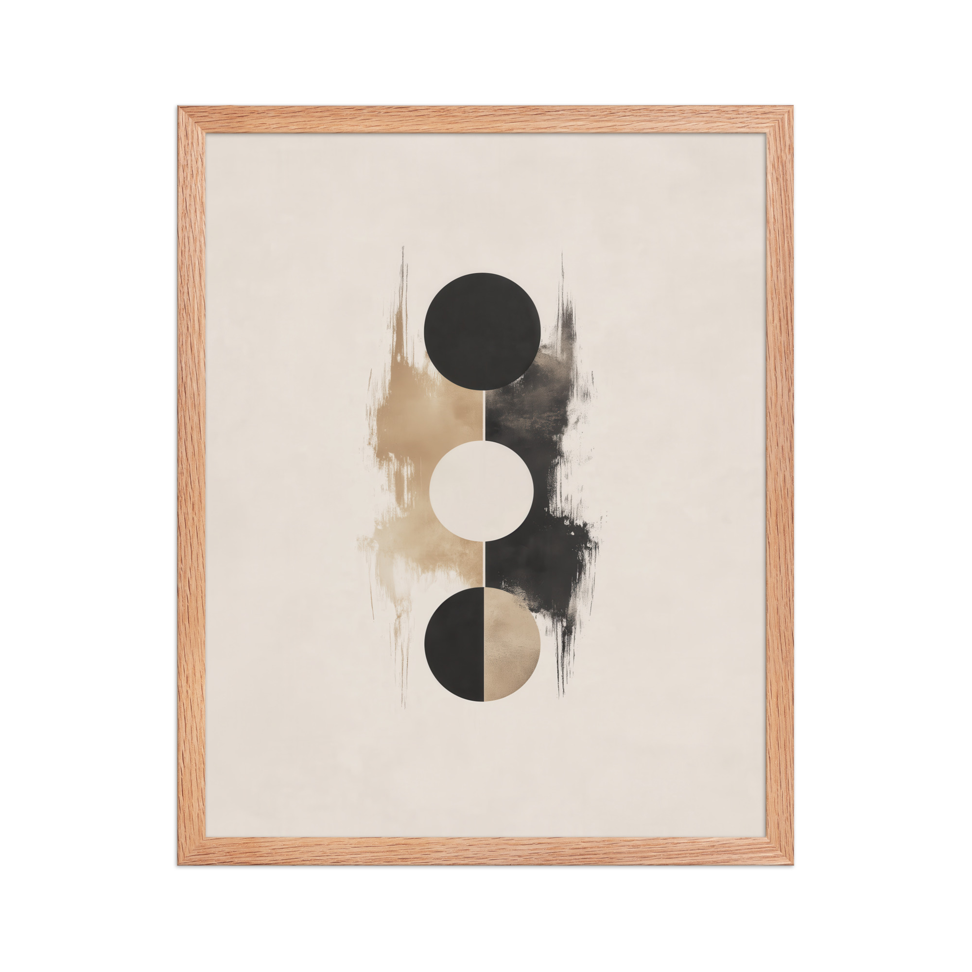 enhanced-matte-paper-framed-poster-in-red-oak-16x20-front-68f896b8263a8.jpg Japandi Balance — Minimal Geometric Circles in Warm Neutrals Wall Art — Framed Poster - Image 11