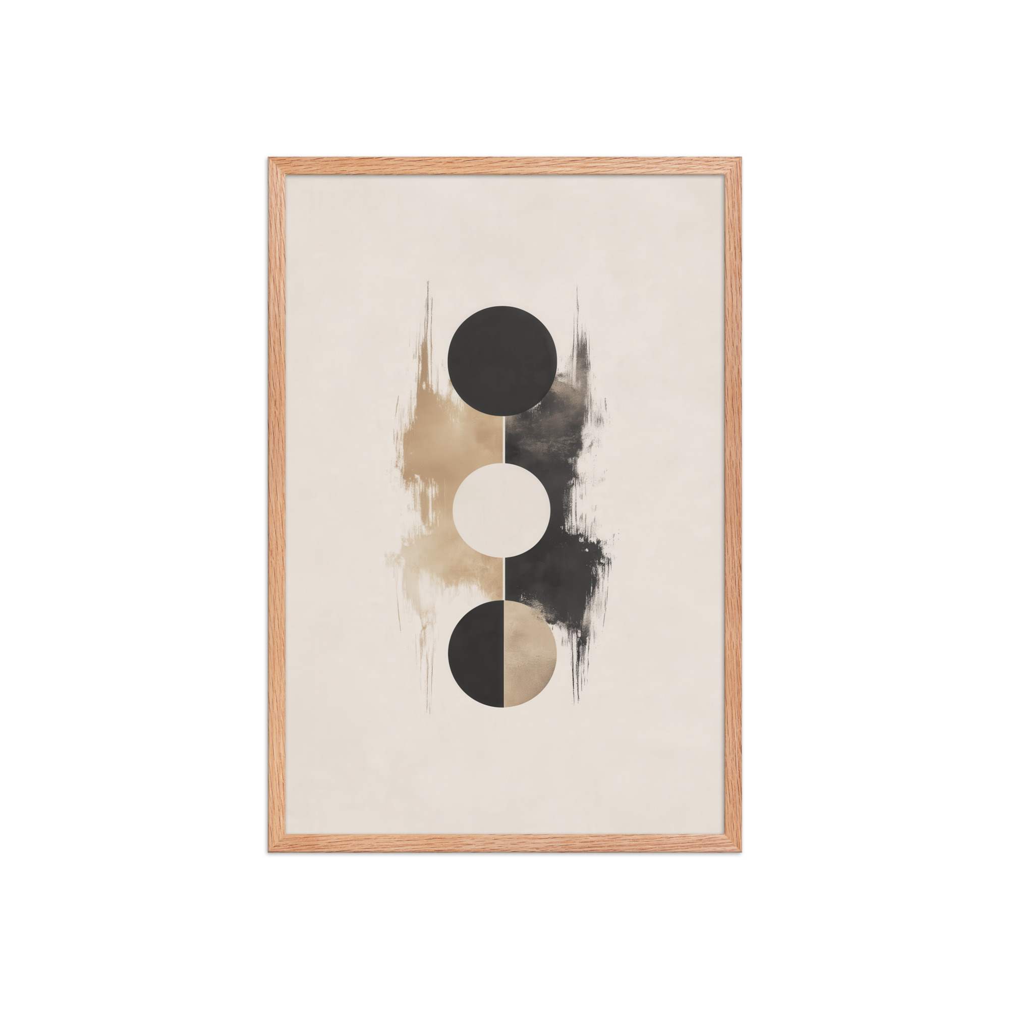 enhanced-matte-paper-framed-poster-in-red-oak-20x30-front-68f896b8264bc.jpg Japandi Balance — Minimal Geometric Circles in Warm Neutrals Wall Art — Framed Poster - Image 13