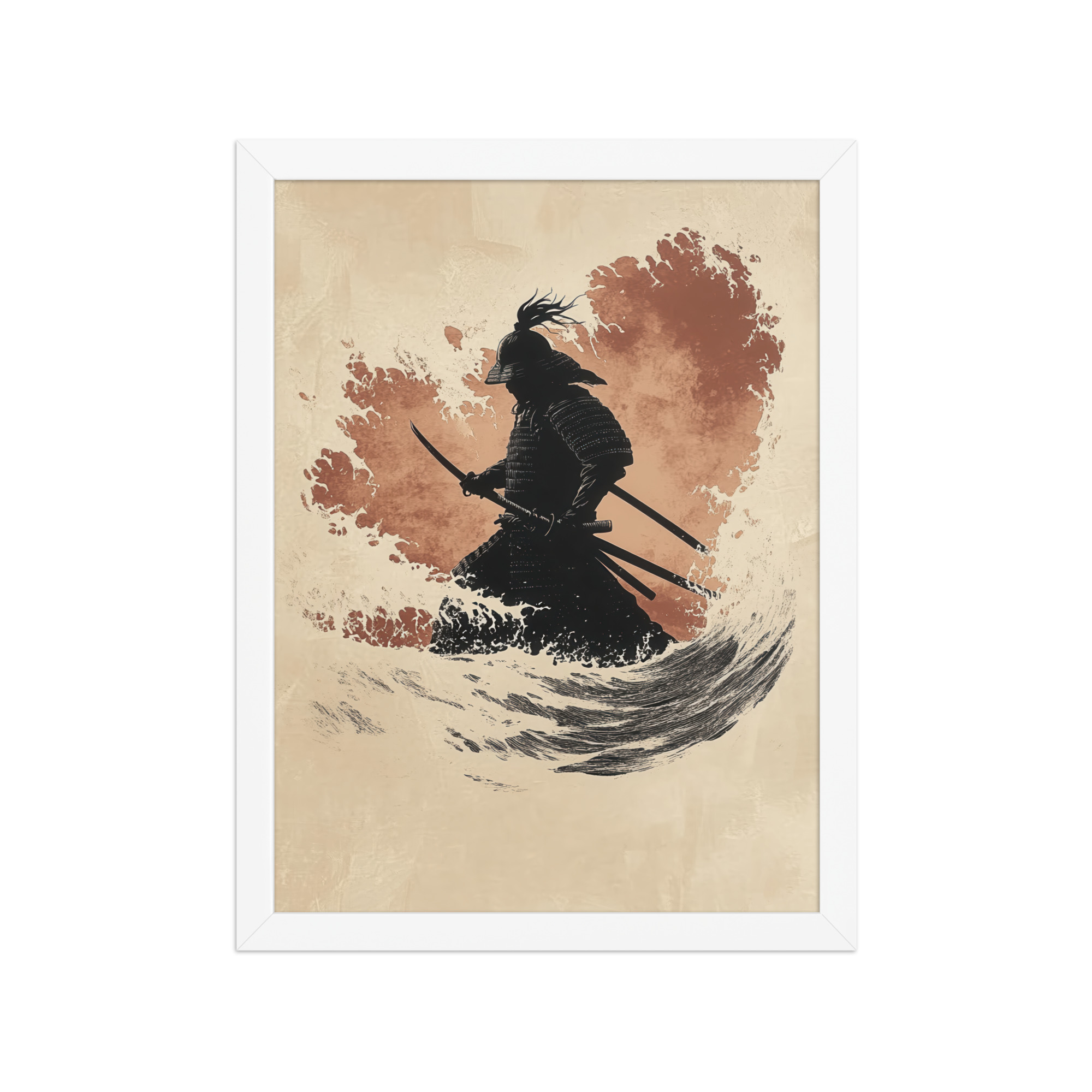enhanced-matte-paper-framed-poster-in-white-12x16-front-68fa209d45cf6.jpg Crimson Guard – Samurai Against The Rising Spray Wall Decor – Framed Poster - Image 10