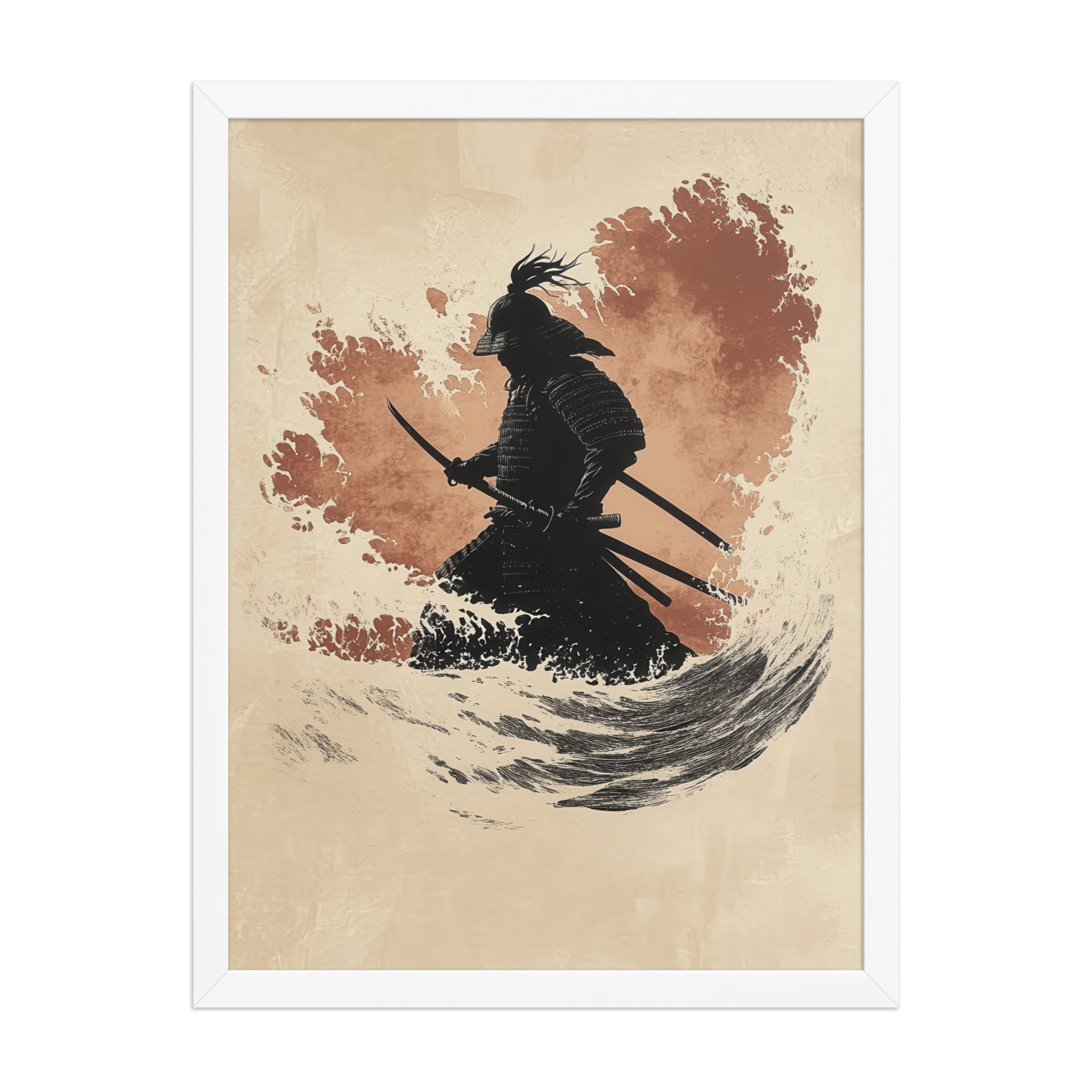 enhanced-matte-paper-framed-poster-in-white-18x24-front-68fa209d45ef3.jpg Crimson Guard – Samurai Against The Rising Spray Wall Decor – Framed Poster - Image 12