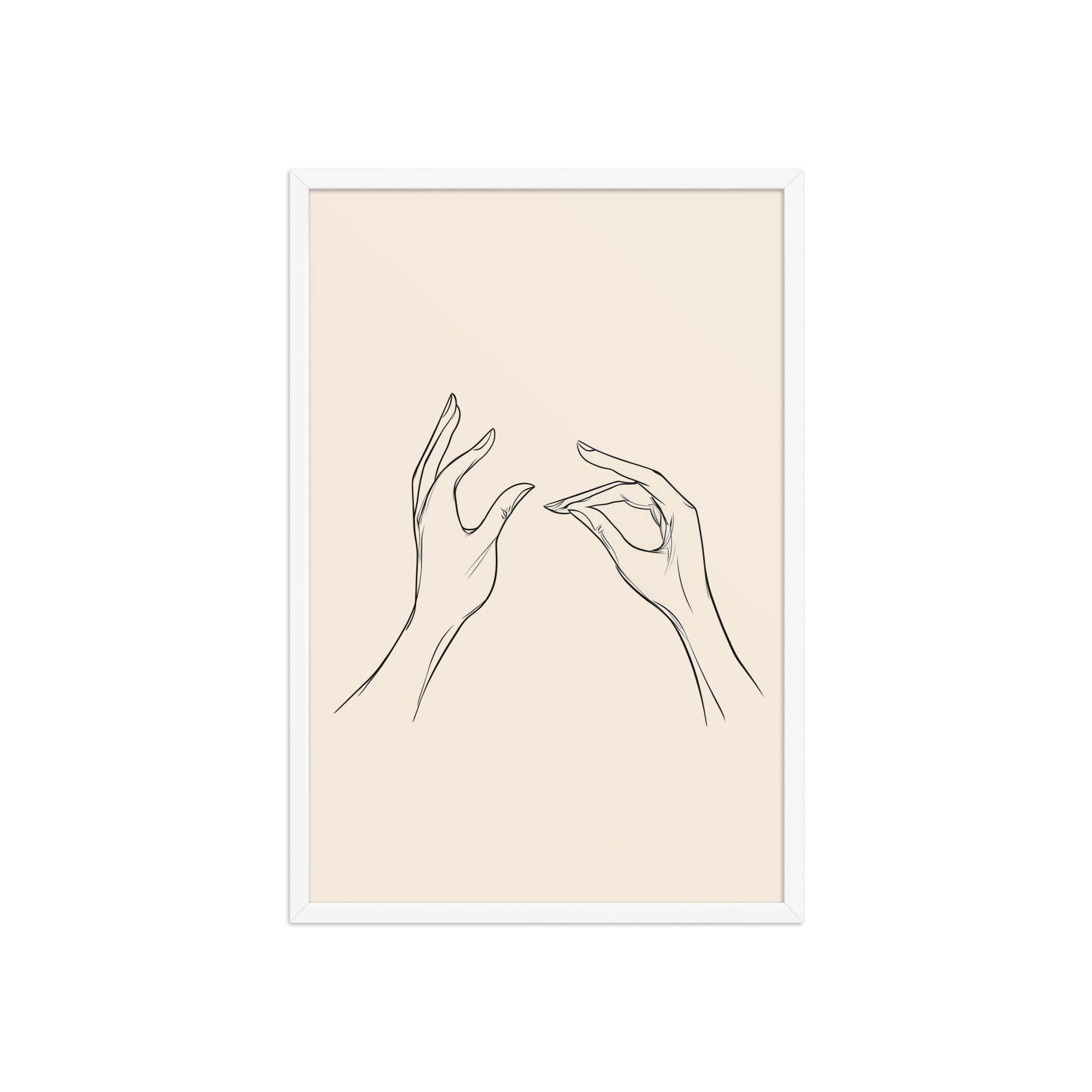 enhanced-matte-paper-framed-poster-in-white-20x30-front-68f9c51ae44ca.jpg Gyan Mudra Hands — Minimal Line Wall Art — Framed Poster - Image 23